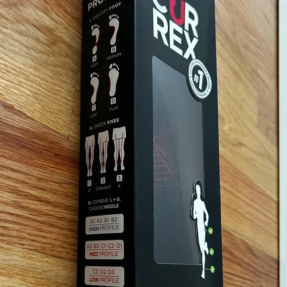 CURREX RunPro Dynamic Insole Medium Profile Size M (men’s 7-8.5/women’s 8.5-10) - Picture 3 of 3